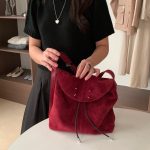 MBH Top-Grain Matte Leather Slouchy Tote Bag Large Capacity Commuter Crossbody Shoulder Bag